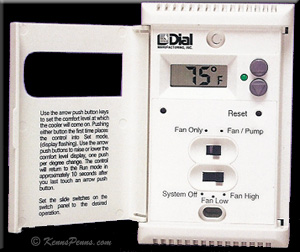 evaporative cooler control