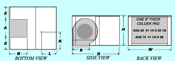 UltraCool Side Draft Dimensions