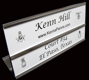 Desk Double Name Plate