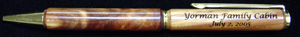 Personal wood pen