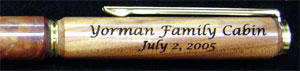 Personal wood pen