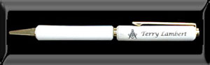 Masonic Antler Pen